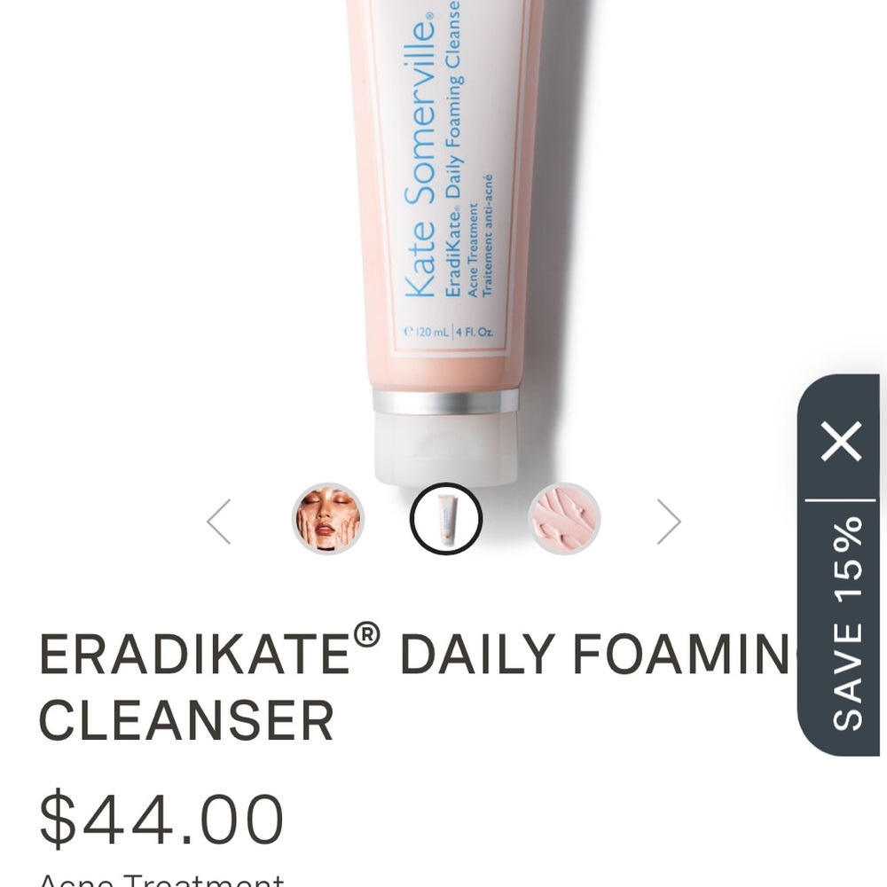 Kate Somerville , eradicate Dailey foaming cleaner